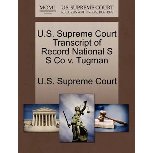 U.S. Supreme Court Transcript of Record National S S Co V. Tugman