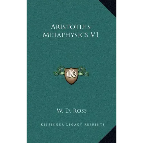 Aristotle's Metaphysics V1