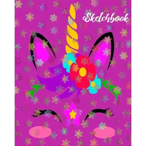 Sketchbook: Unicorn Design Doodle Activity NoteBook - Create Your Unique Art, Games, Ideas and Creative Stories Workbook For Girls - Diary