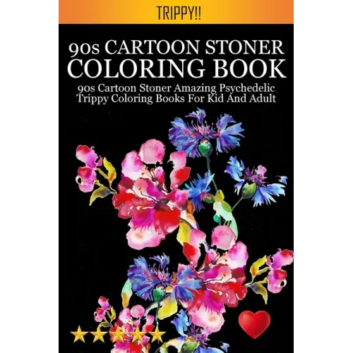 90s Cartoon Stoner Coloring Book
