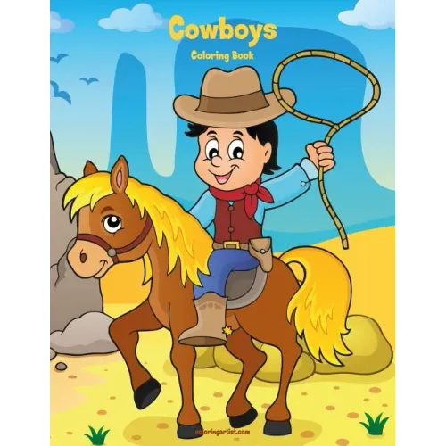 Cowboys Coloring Book 1