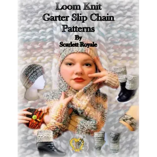 Loom Knit Garter Slip Chain Patterns