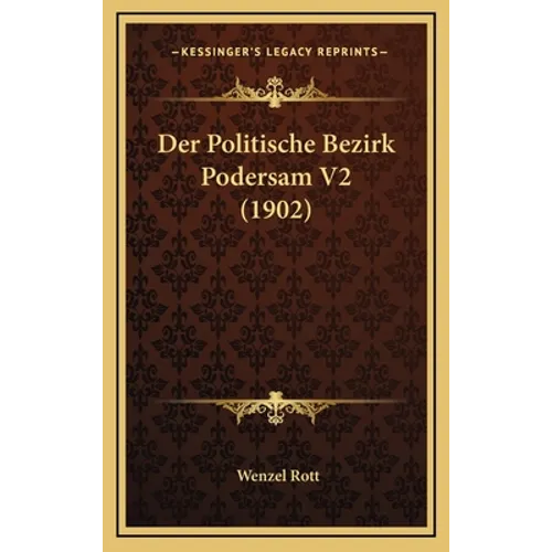 Der Politische Bezirk Podersam V2 (1902)