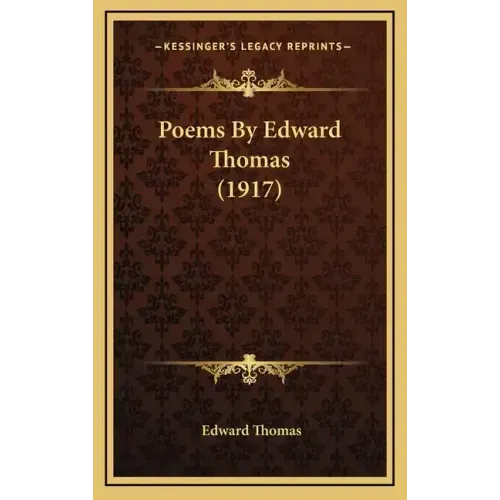 Poems By Edward Thomas (1917)