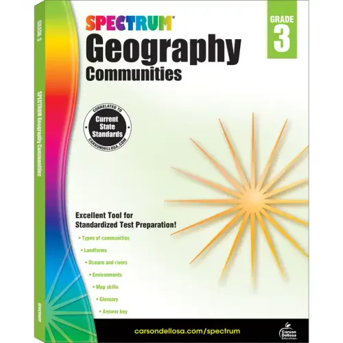 Spectrum Geography, Grade 3: Communities Volume 93