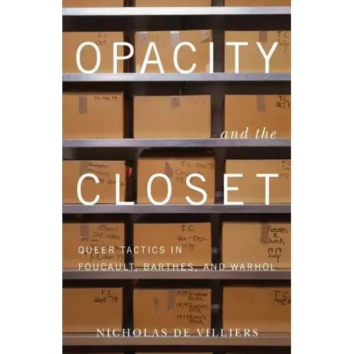 Opacity and the Closet: Queer Tactics in Foucault, Barthes, and Warhol