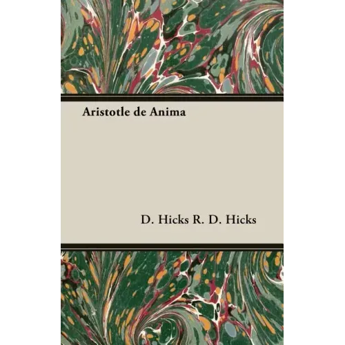 Aristotle de Anima