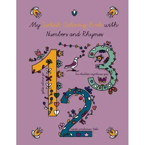 My Turkish Coloring Book with Numbers and Rhymes