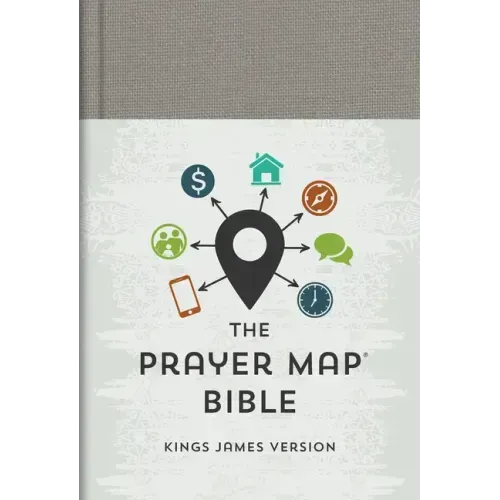 The KJV Prayer Map(r) Bible [Gray Weave]