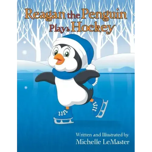 Reagan the Penguin Plays Hockey