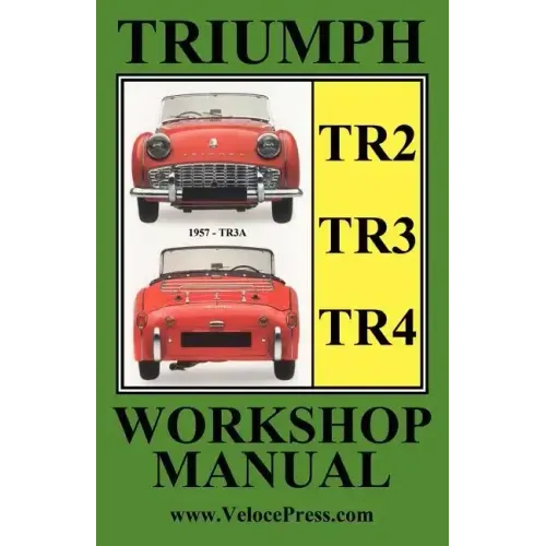 Triumph Tr2, Tr3 & TR4 1953-1965 Owners Workshop Manual