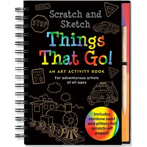 Scratch & Sketch Things That Go (Trace-Along)