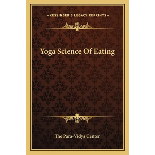 Yoga Science Of Eating