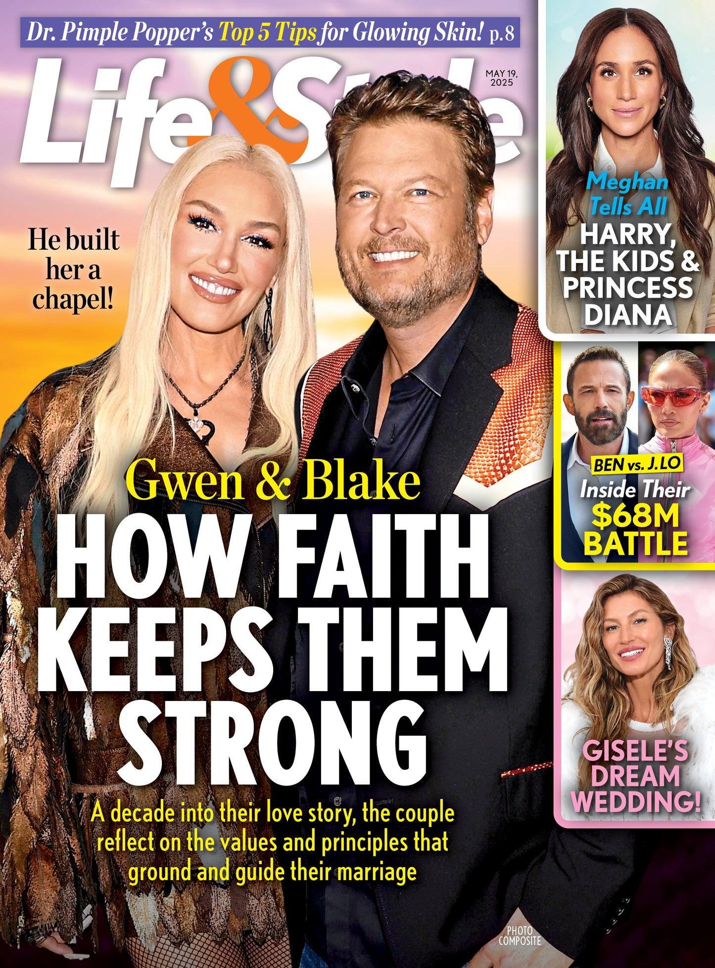 Life & Style - 05.19.25: Gwen Stefani & Blake Shelton’s Extraordinary Love, Meghan & Harry’s Family Life, Ben Affleck & JLo’s $68M Legal Battle, Gisele's Dream Wedding & More!