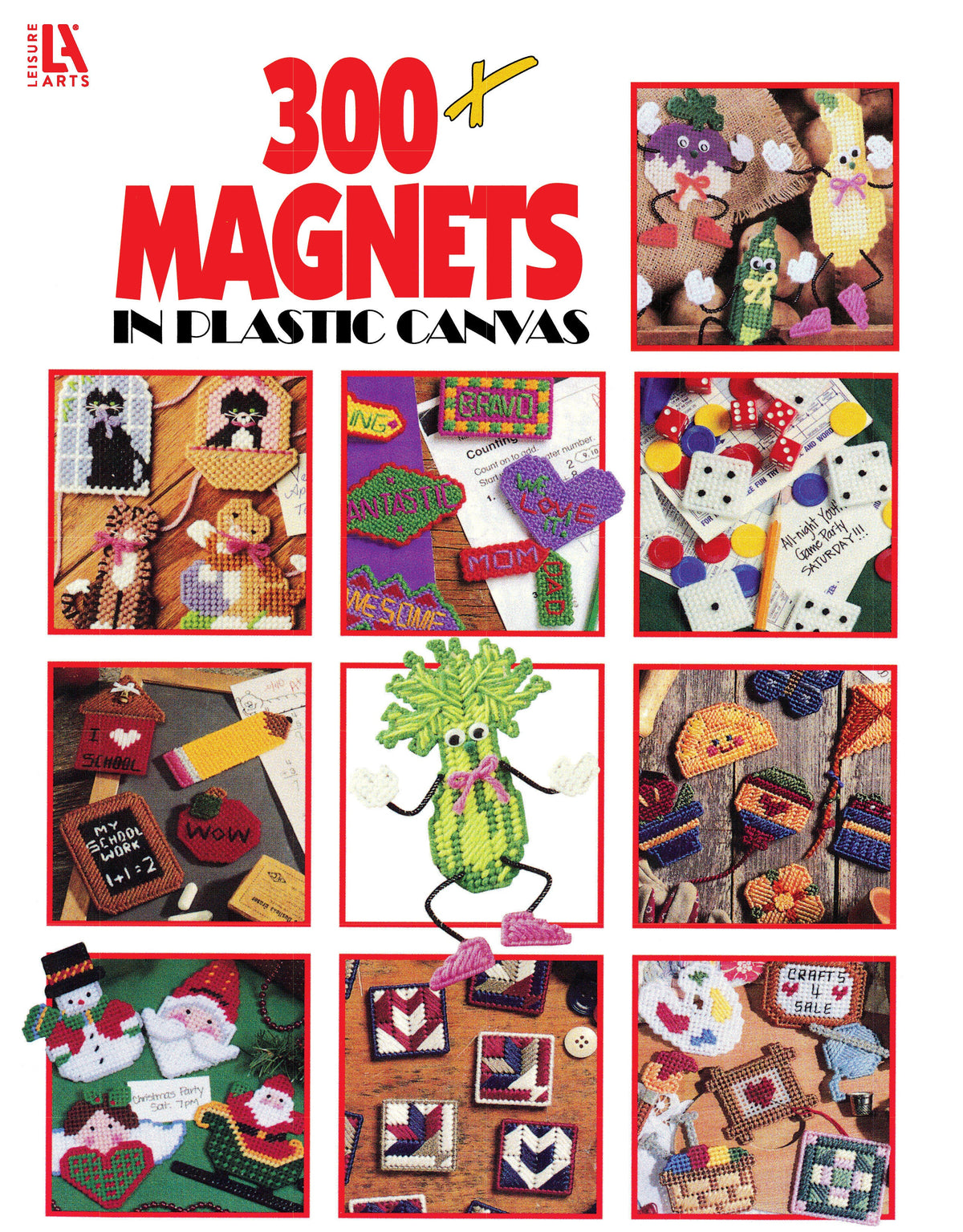 300+ Magnets in Plastic Canvas Book