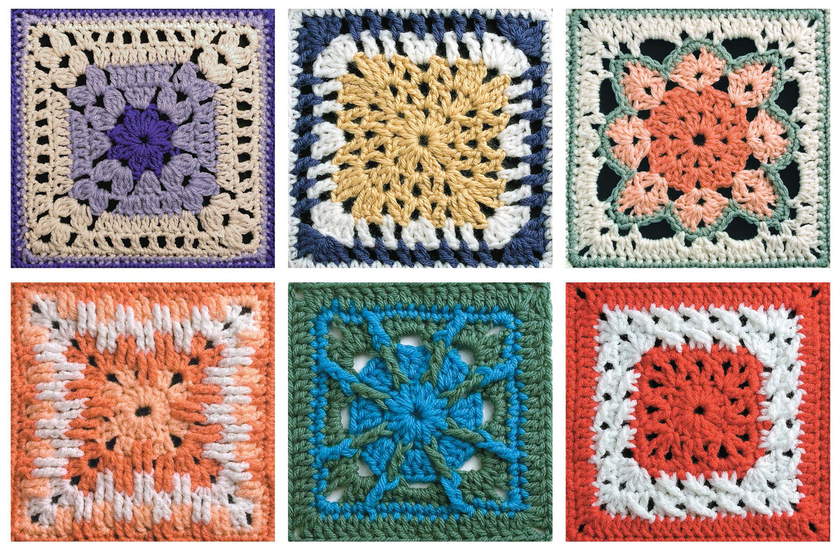 50 Fabulous Crochet Squares Book