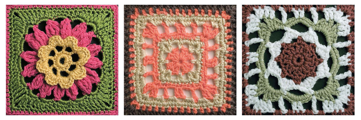 50 Fabulous Crochet Squares Book