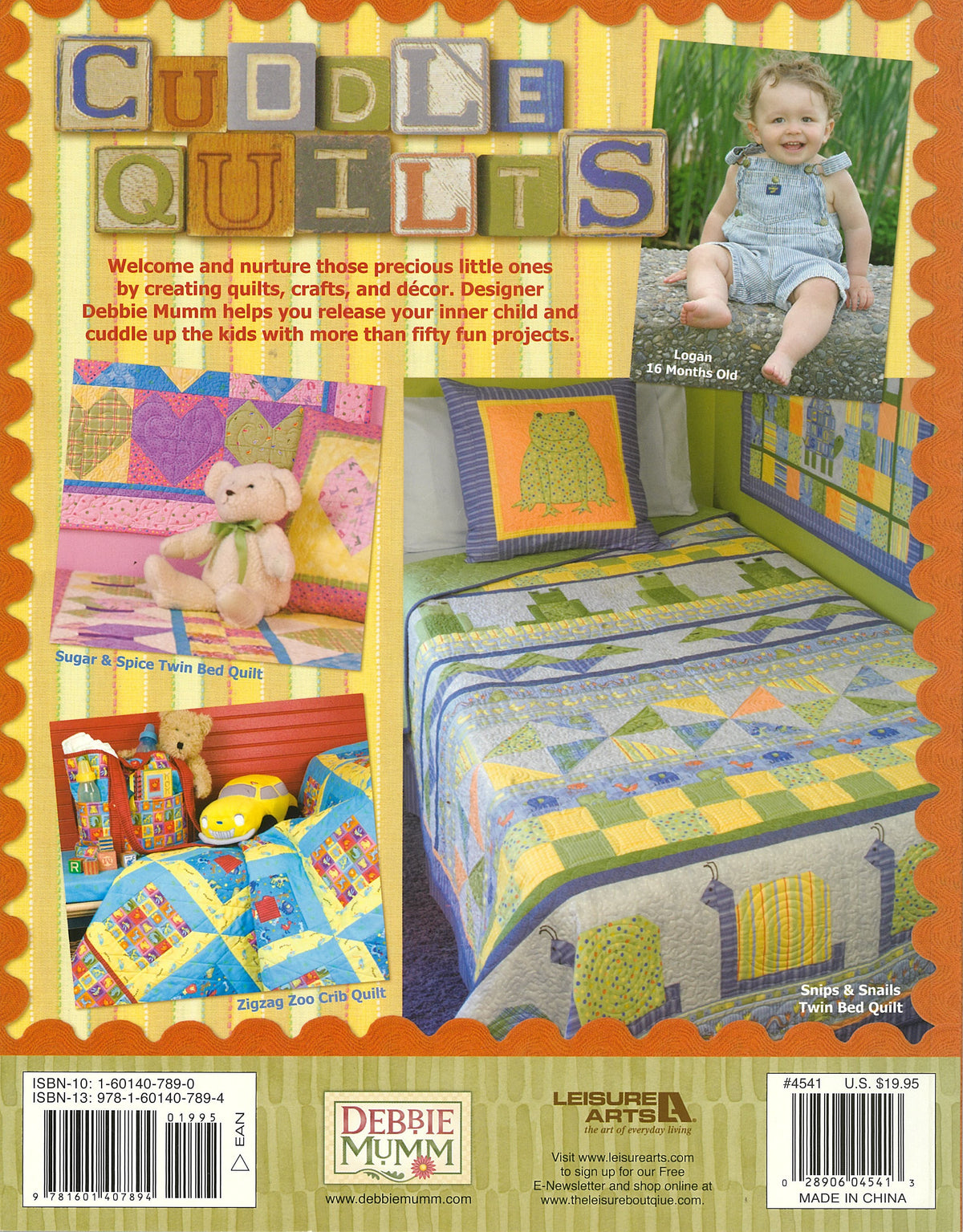 Debbie Mumm's Cuddle Quilts For Little Girls and Boys Book