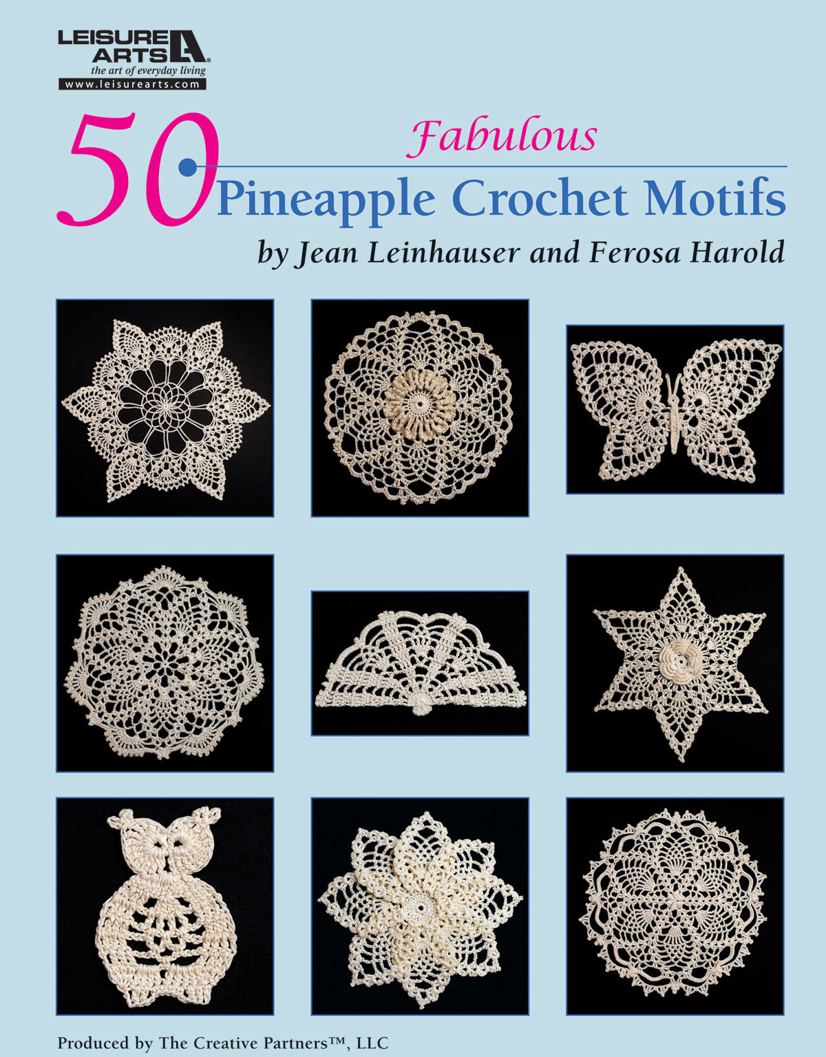 50 Fabulous Pineapple Crochet Motifs Book