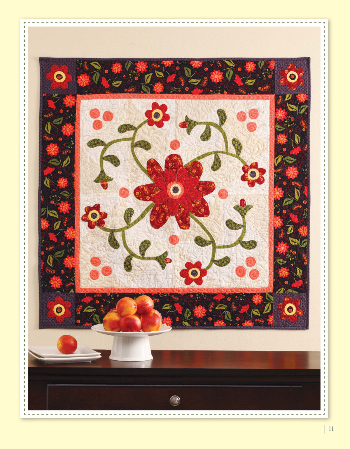 Appliqué a Garden Book