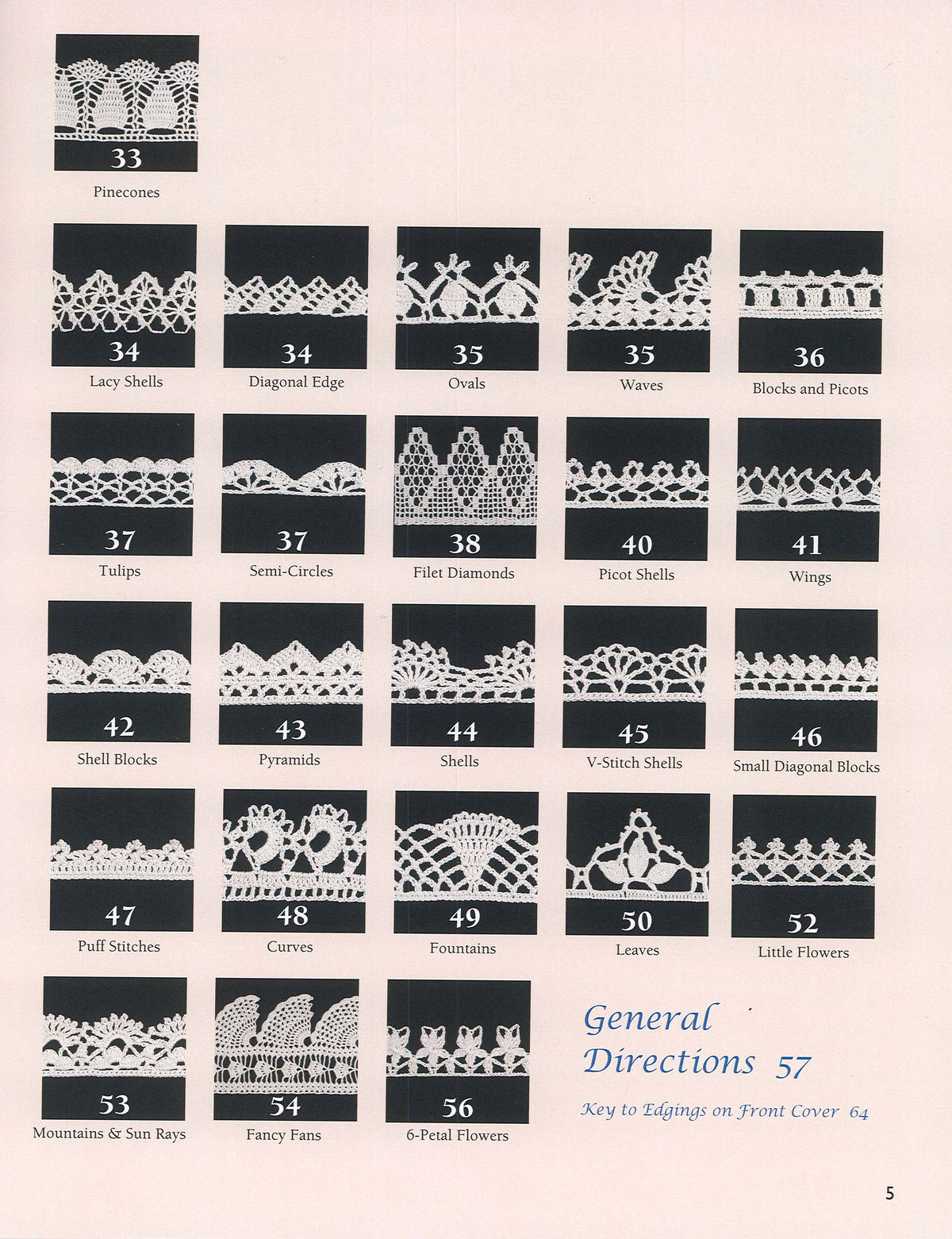 50 Fabulous Thread Crochet Edgings Book