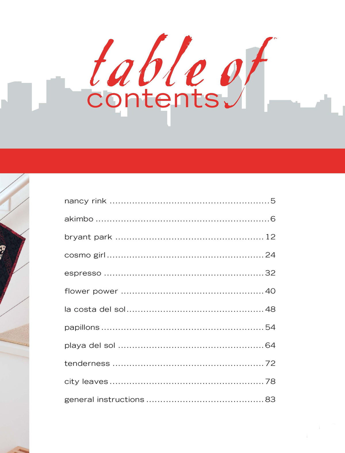 City Walks—10 Contemporary Quilt Designs Book