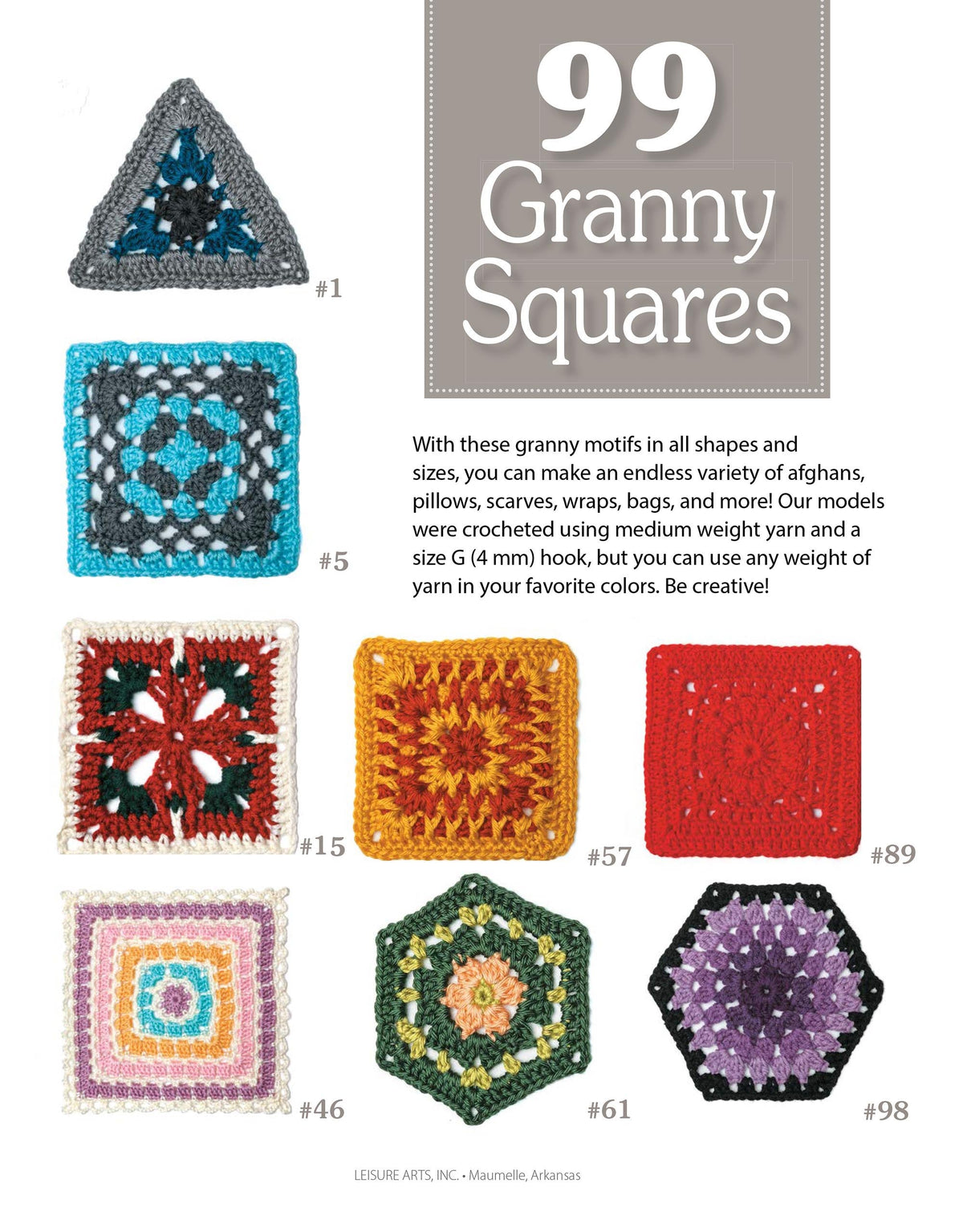 99 Granny Squares Book