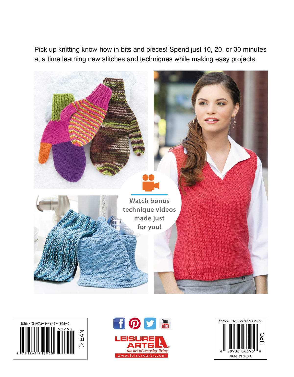 10-20-30 Minutes to Learn to Knit Book