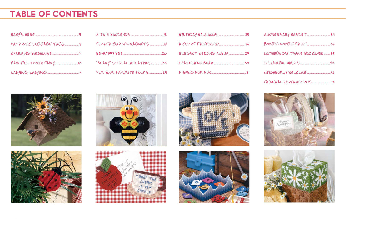 Gifts Galore in Plastic Canvas Book