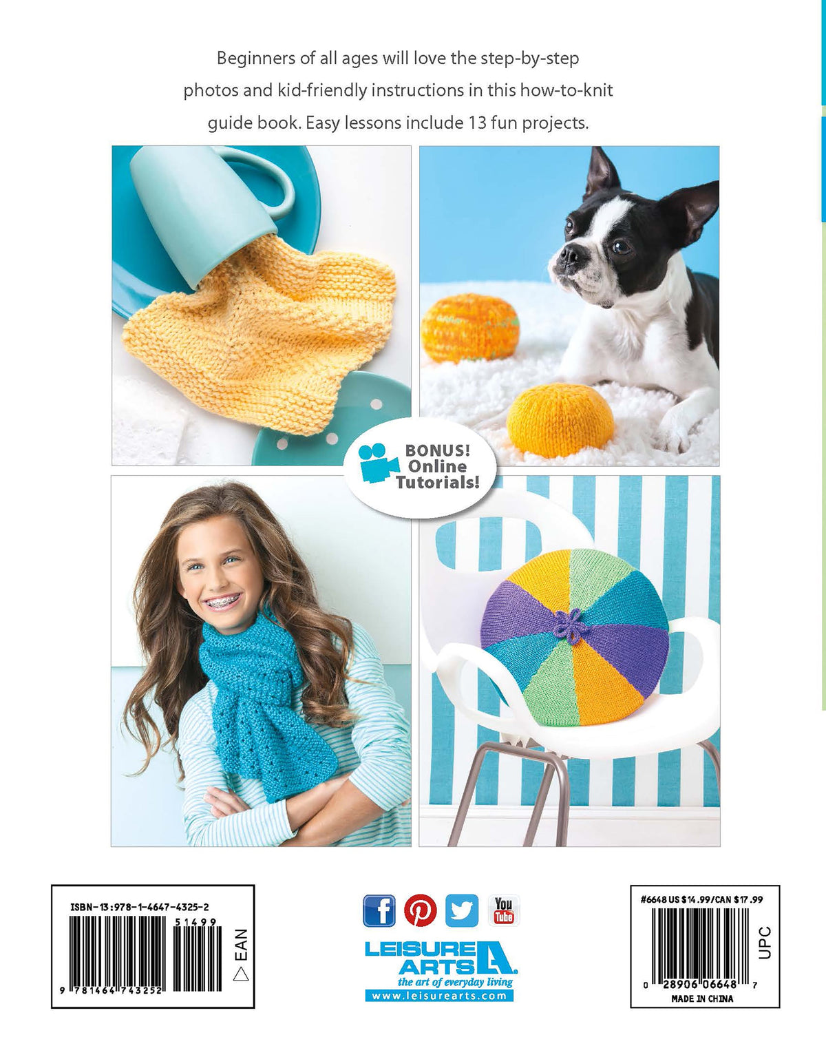 Cool Stuff Teach Me to Knit—13 Projects for Kids 9-14 Book