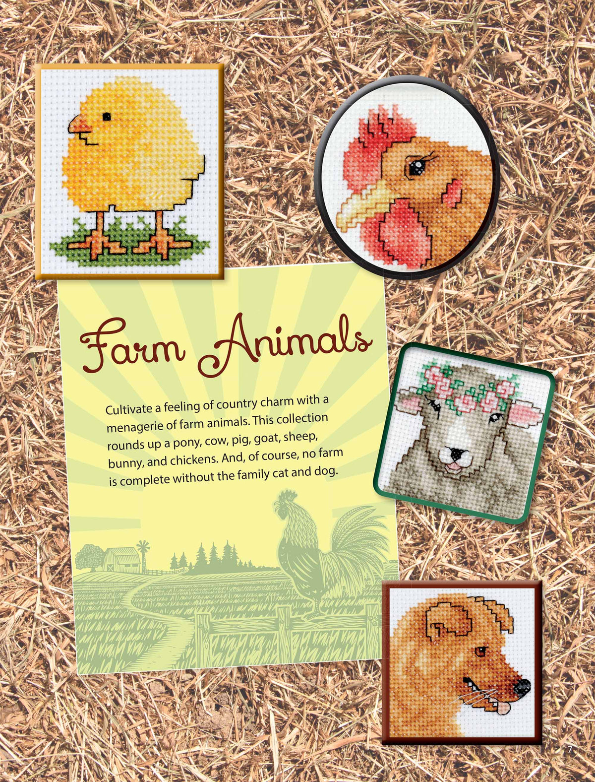 50 Cross Stitch Quickies Animals and Friends Book