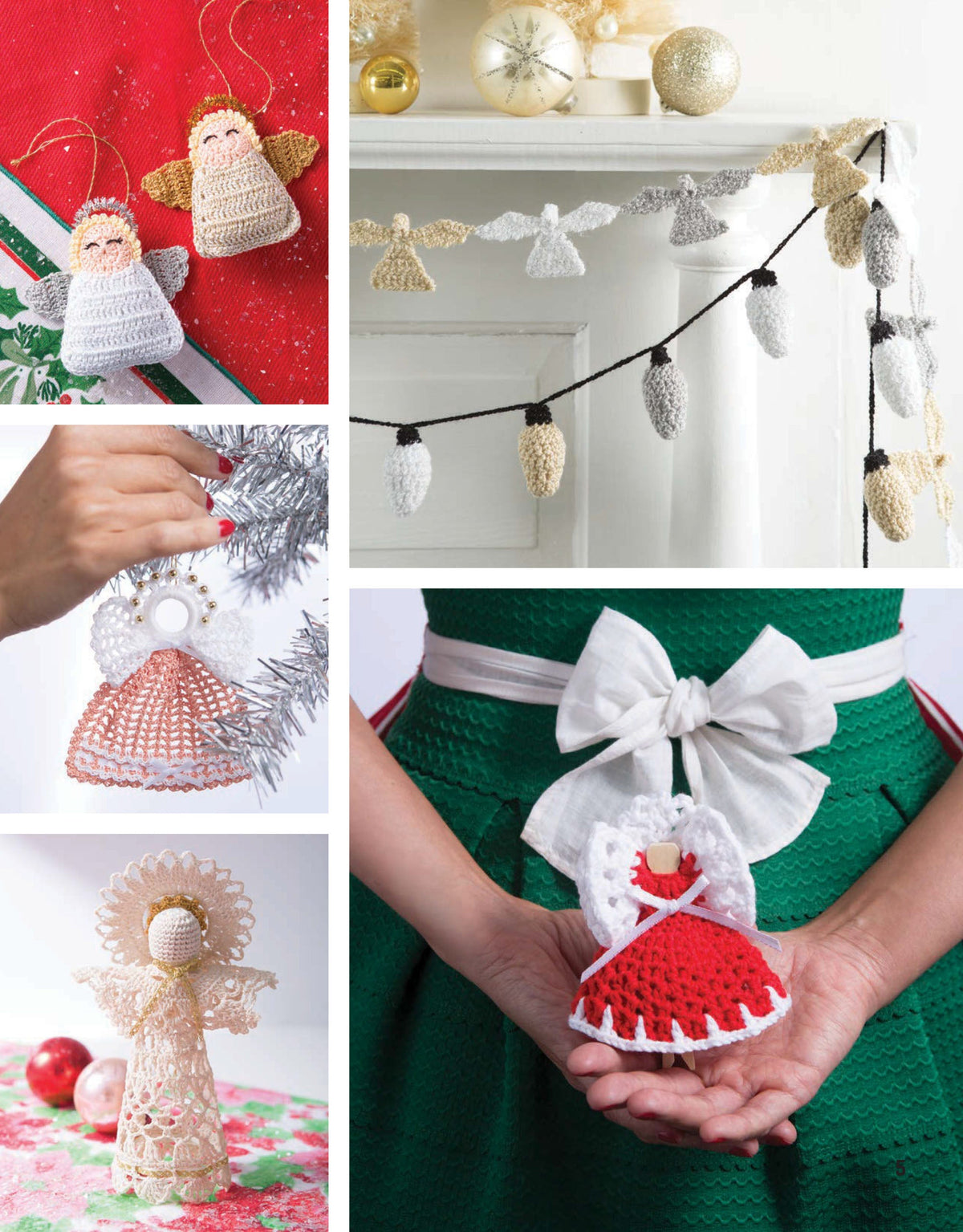 Crochet Retro Christmas Ornaments Book