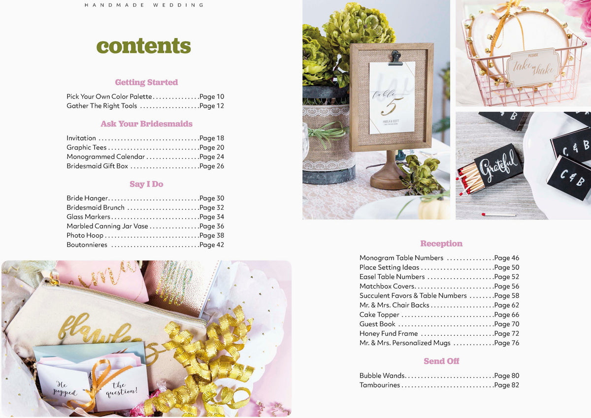 Handmade Wedding Book