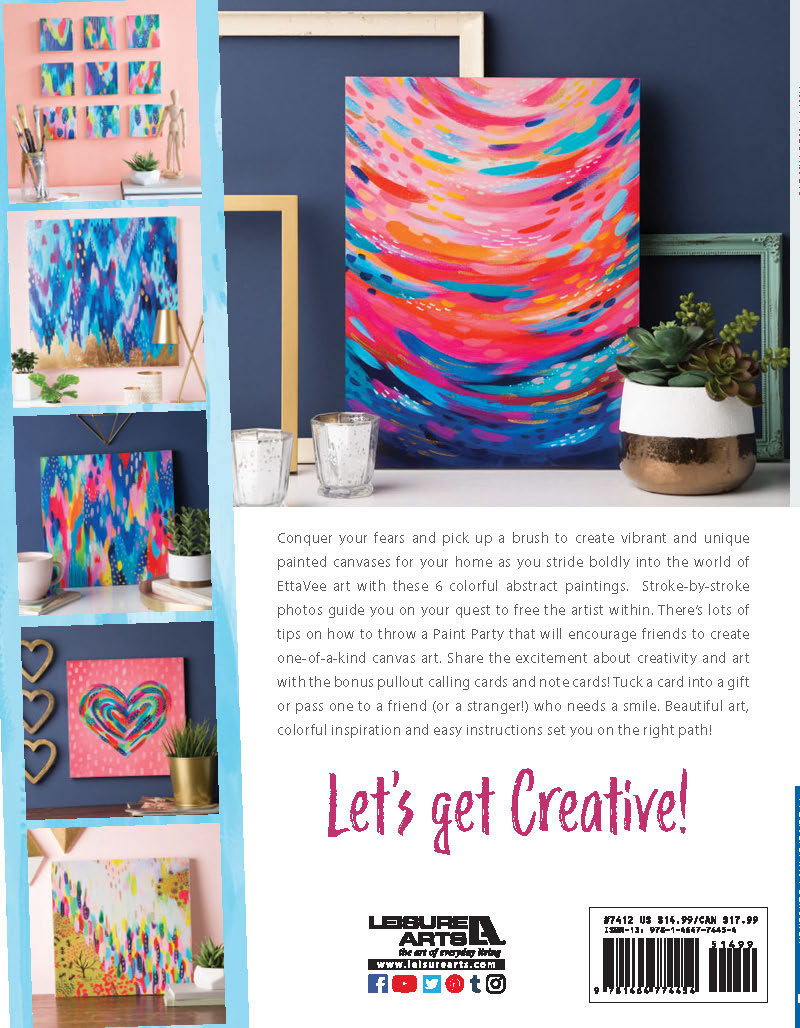 Happy Abstracts—Fearless Painting for True Beginners Book