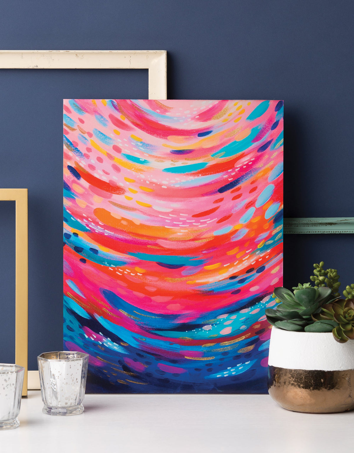 Happy Abstracts—Fearless Painting for True Beginners Book