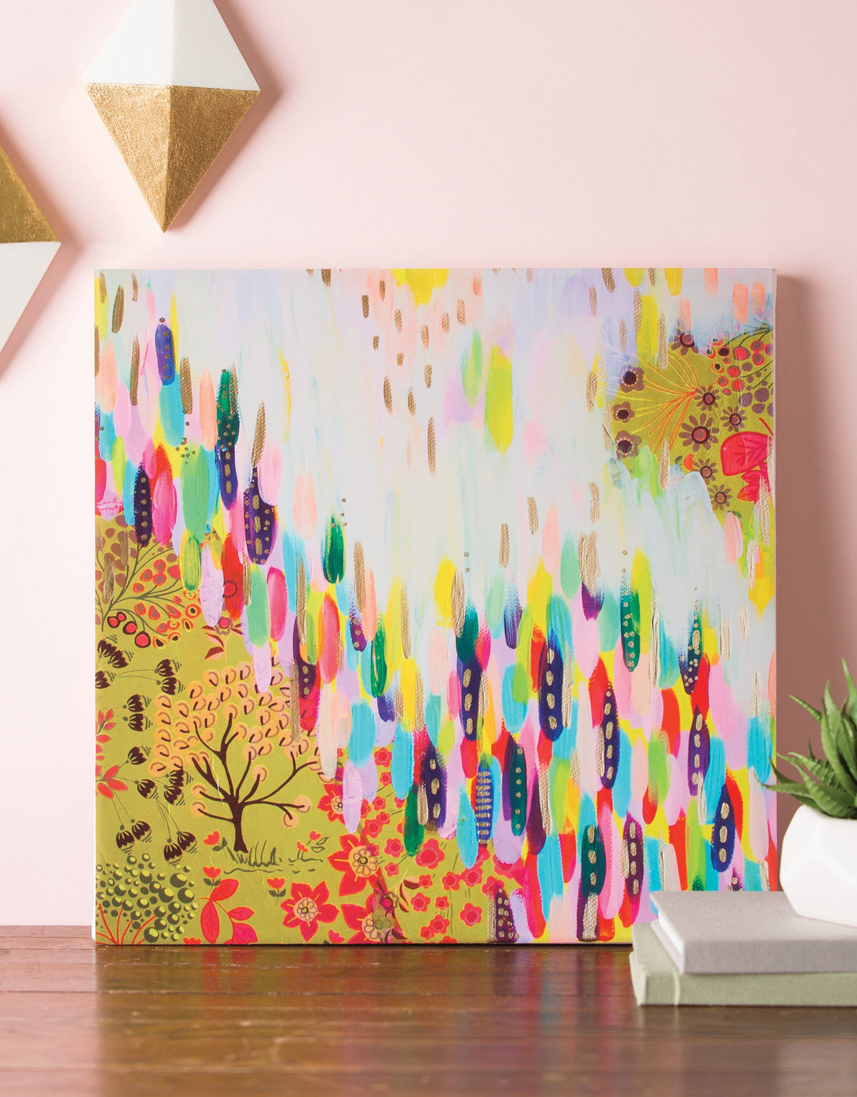 Happy Abstracts—Fearless Painting for True Beginners Book