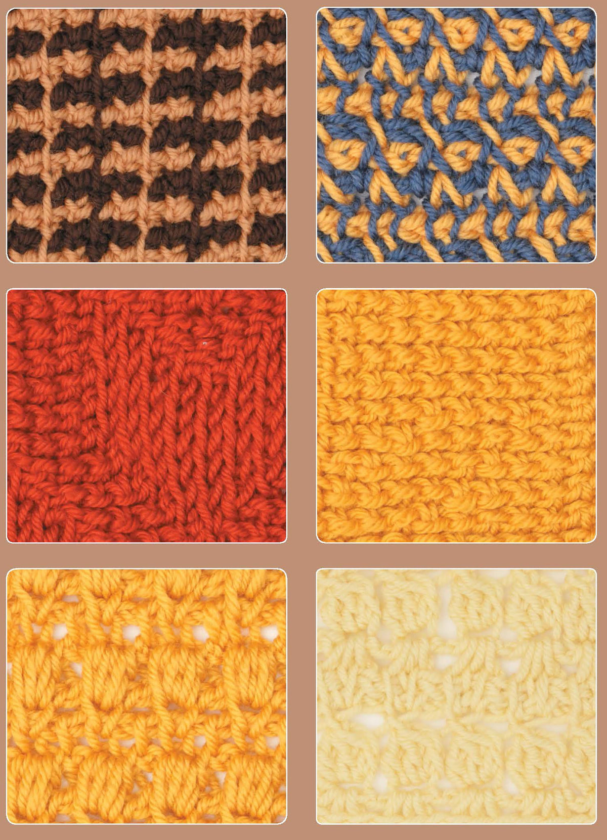 Tunisian Crochet Stitch Guide Book