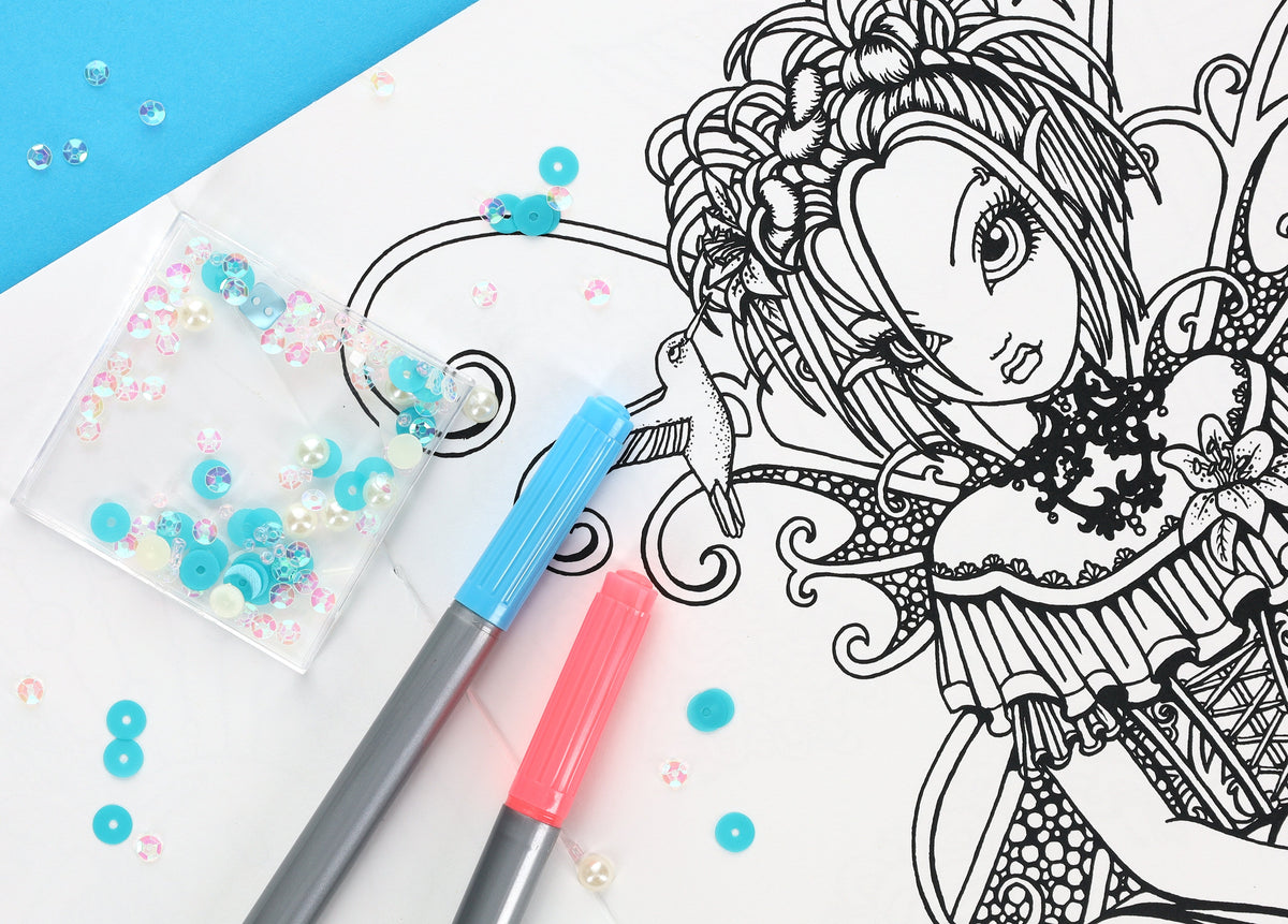 Friends—32 Designs; Myka Jelina Coloring Collection Book