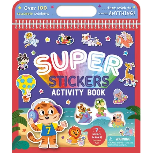 Super Stickers Activity Book: With Over 100 Reusable Stickers!