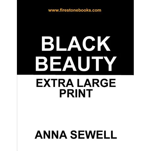 Black Beauty: Extra Large Print