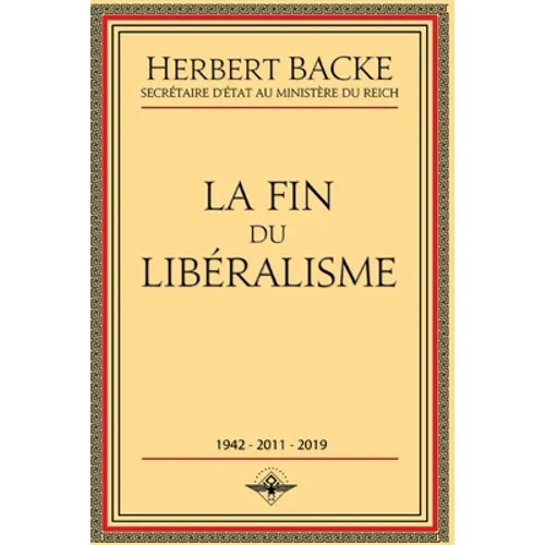 La fin du libéralisme