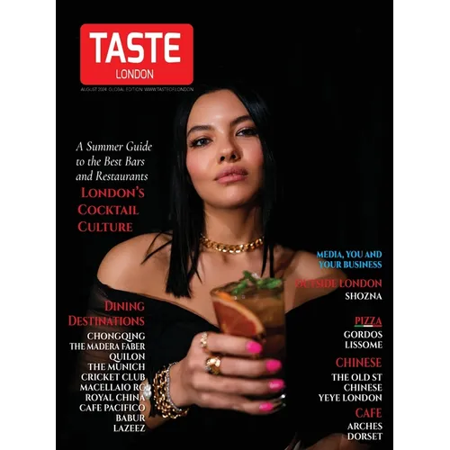 Taste London magazine: Chongqing;The Madera;Faber Quilon; The Munich Cricket Club; Macellaio; Shozna; Royal China; Cafe Pacifico; Babur; Lissome; YeYe