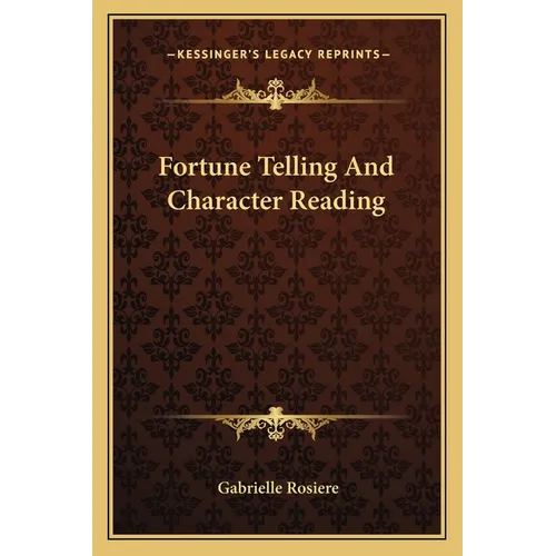 Fortune Telling and Character Reading