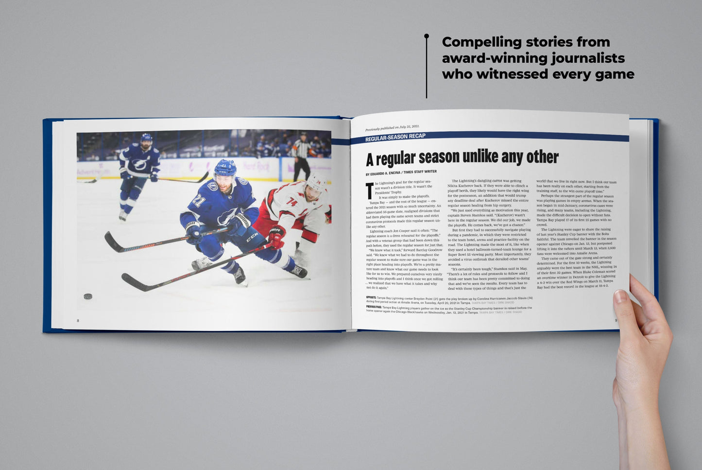 Striking Twice: The Tampa Bay Lightning Repeat as Champions in 2021 Book