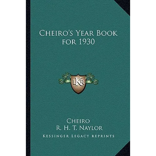 Cheiro's Year Book for 1930