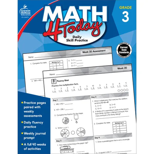 Math 4 Today, Grade 3
