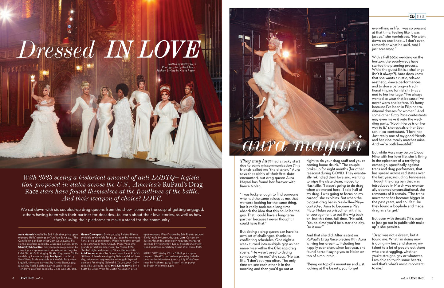 Love Inc. Volume 9 -  America's Favorite Coupled-Up, Drag Queens From RuPaul's Drag Race, Say Yes To The Dress, Randy Fenoli's Shares Wedding Details & More!