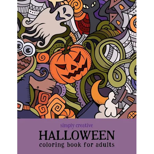 Simply Creative Halloween Coloring Book for Adults