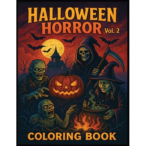 Halloween Horror Coloring Book Vol. 2