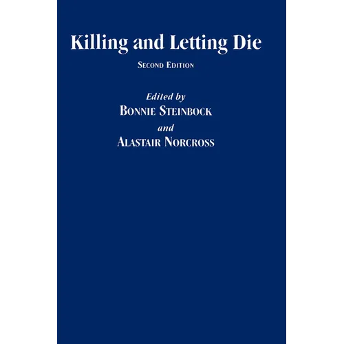 Killing and Letting Die